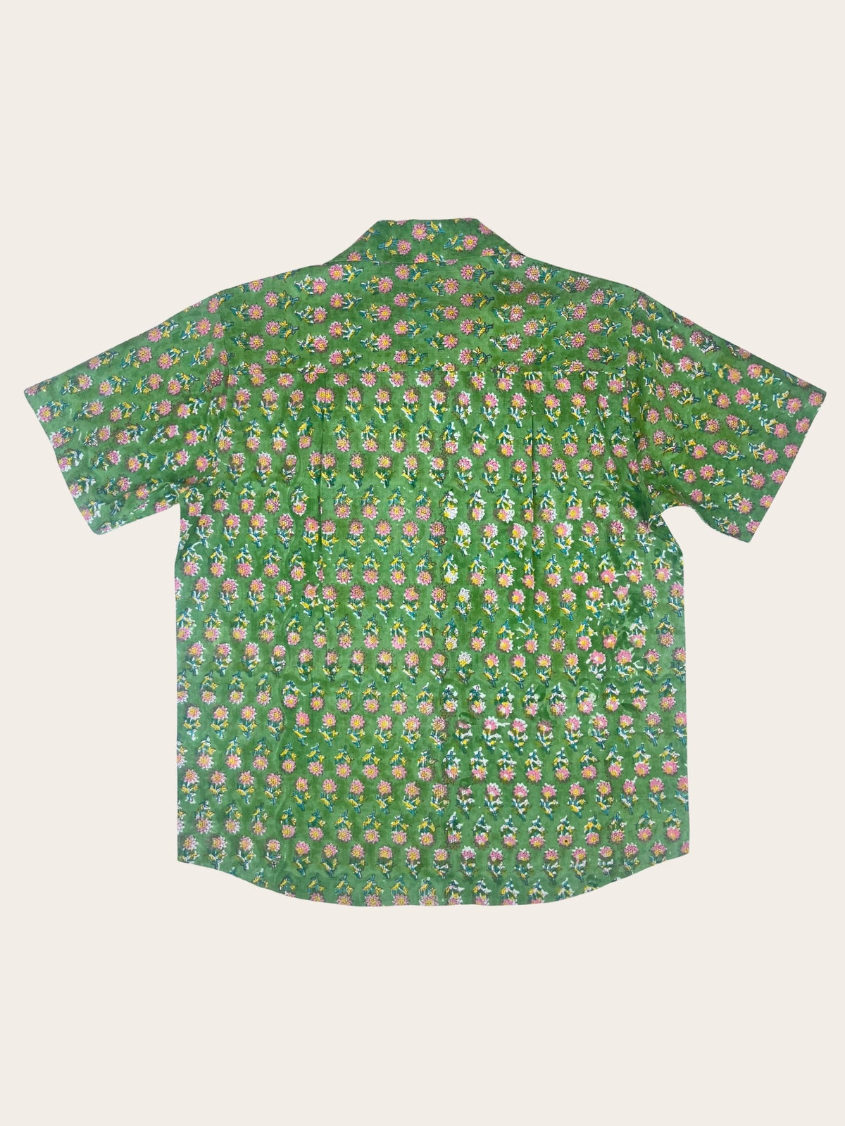 Meadow - Hand-Block Printed 100% Cotton Men's Shirt