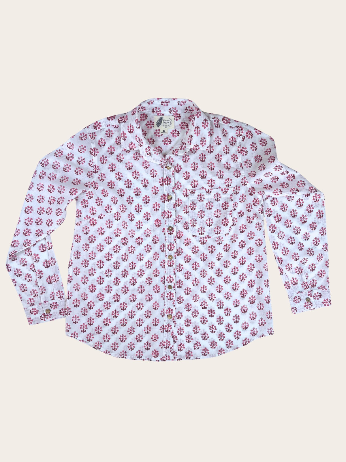 Rosella - Hand-Block Printed 100% Cotton Women's Shirt