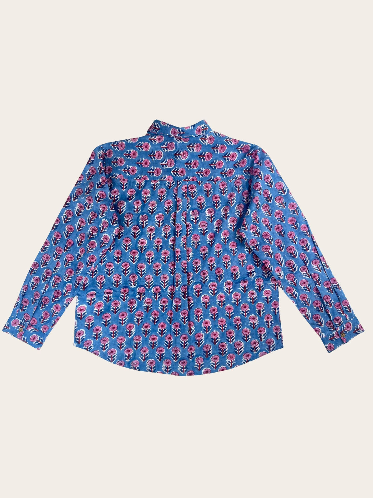 Thalia - Hand-Block Printed 100% Cotton Women's Shirt