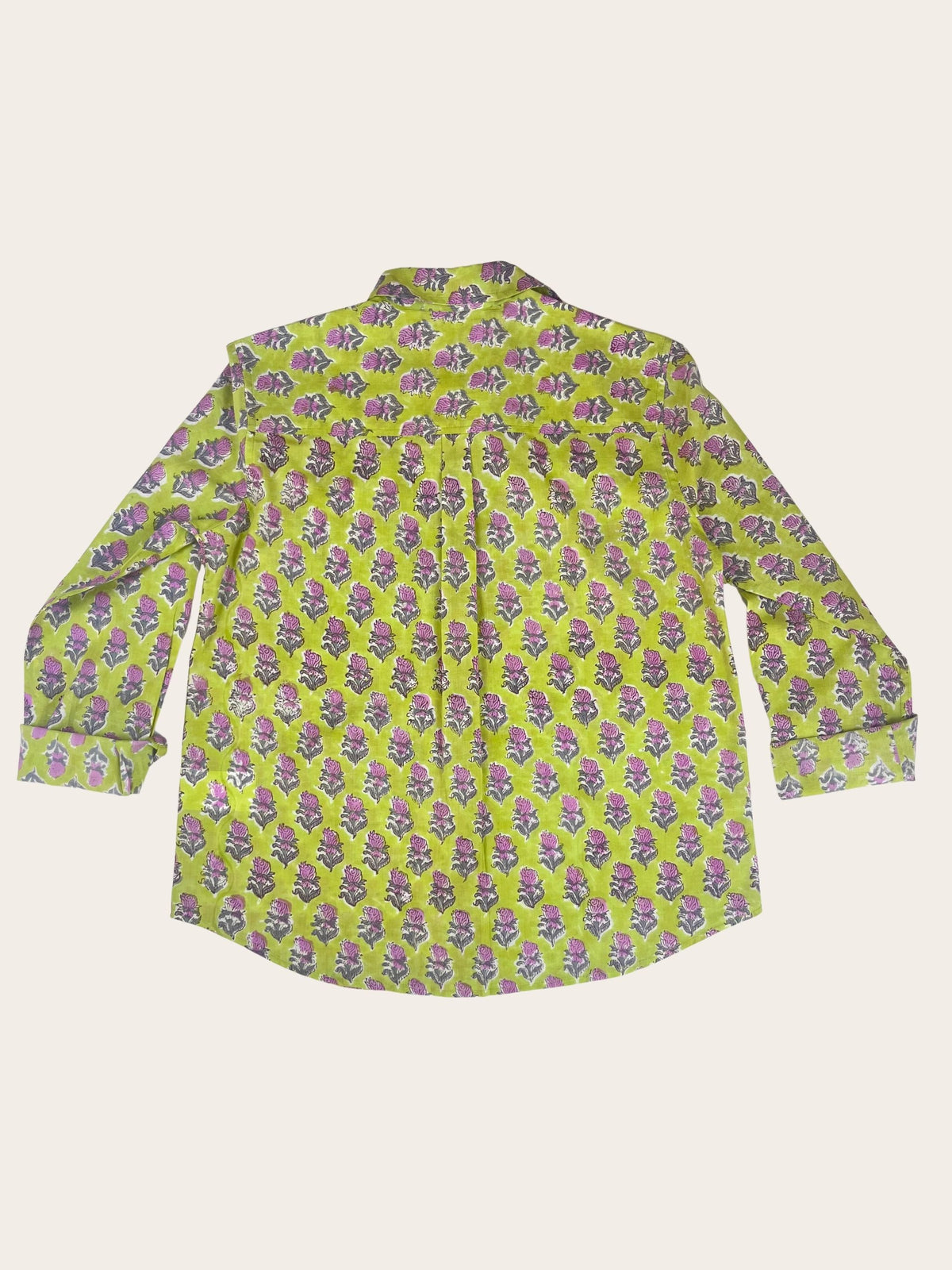 Viola - Hand-Block Printed 100% Cotton Women's Shirt