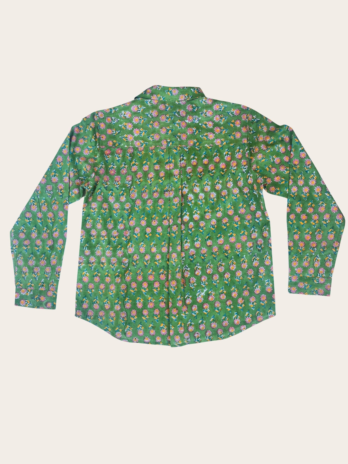 Meadow - Hand-Block Printed 100% Cotton Women's Shirt