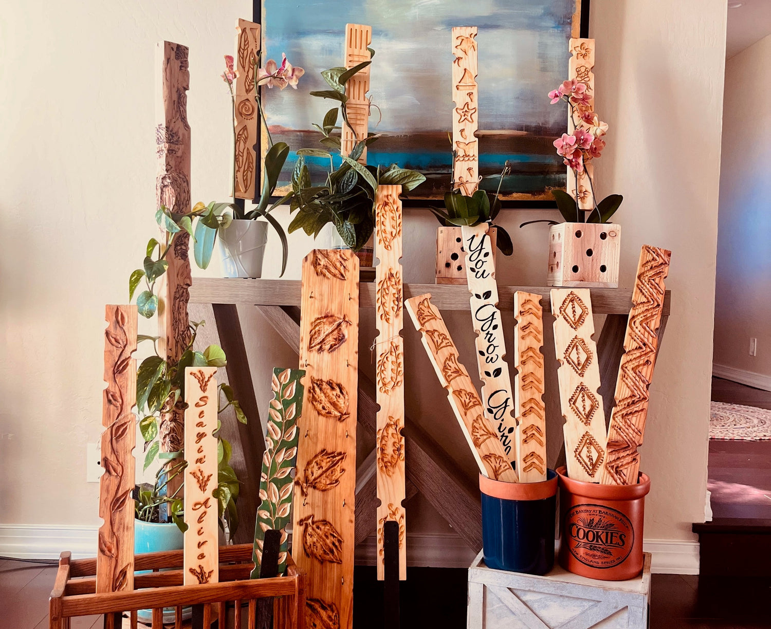 Sculptural Plant Supports