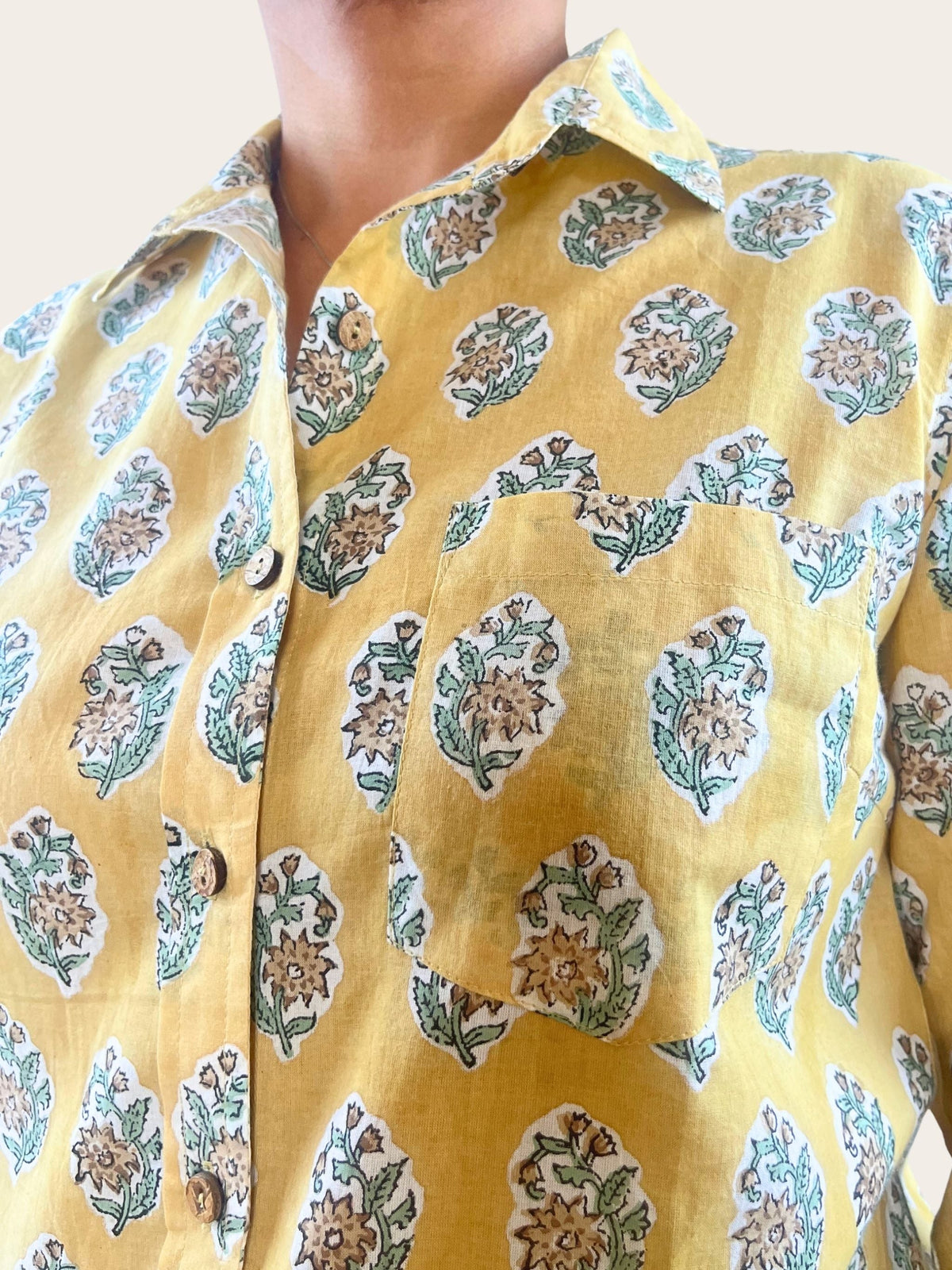 Women's Shirts -  100% Cotton, Hand Block Printed
