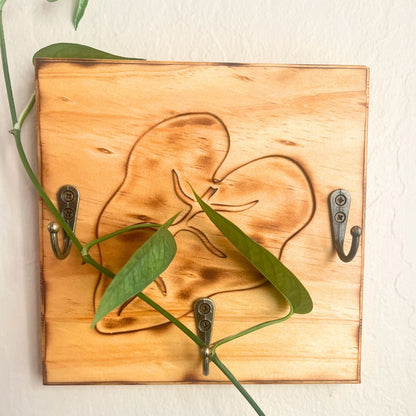 Large Wall Plant Trellis & Key Holder