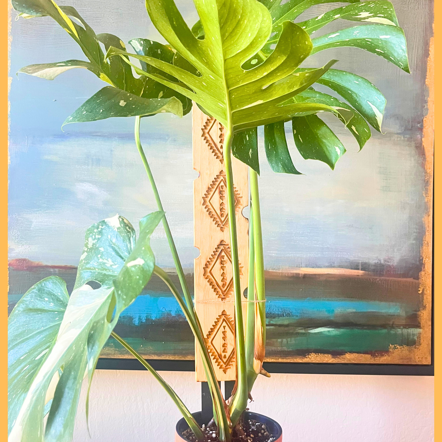 Big Diamonds - Decorative Plant Trellis