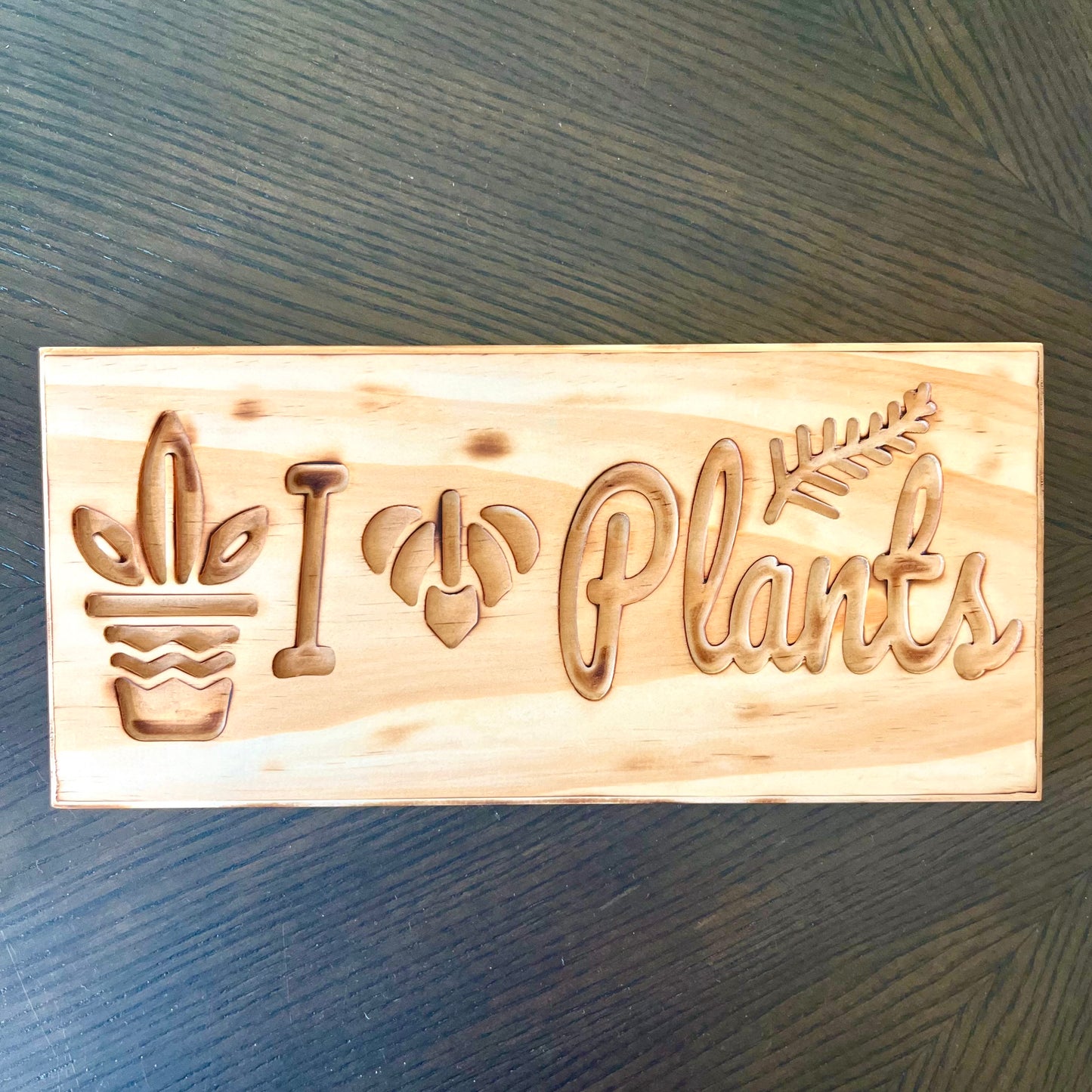 I love Plants  - wall decor | wall sign | plant decor | decor