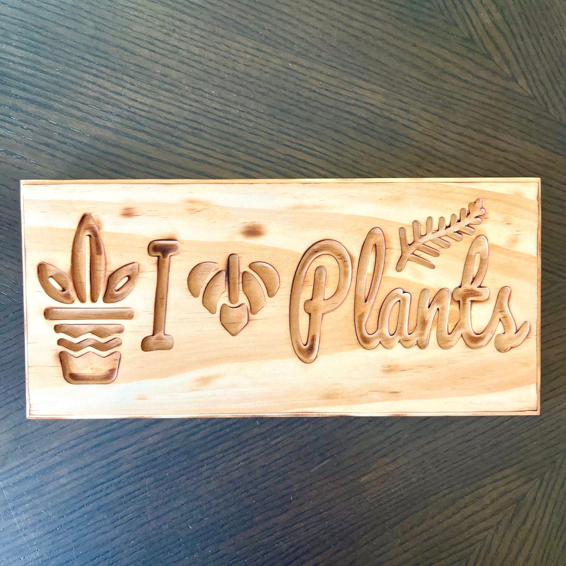 I love Plants  - wall decor | wall sign | plant decor | decor