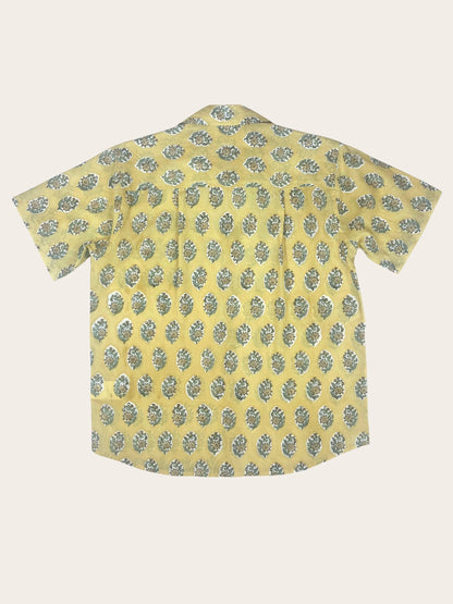 Mellow - Hand-Block Printed 100% Cotton Men's Shirt