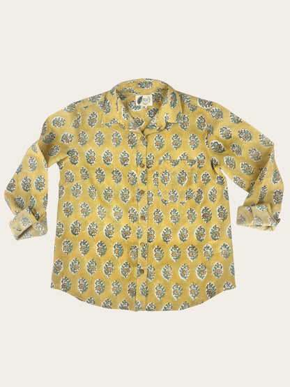 Mellow - Hand-Block Printed 100% Cotton Women's Shirt
