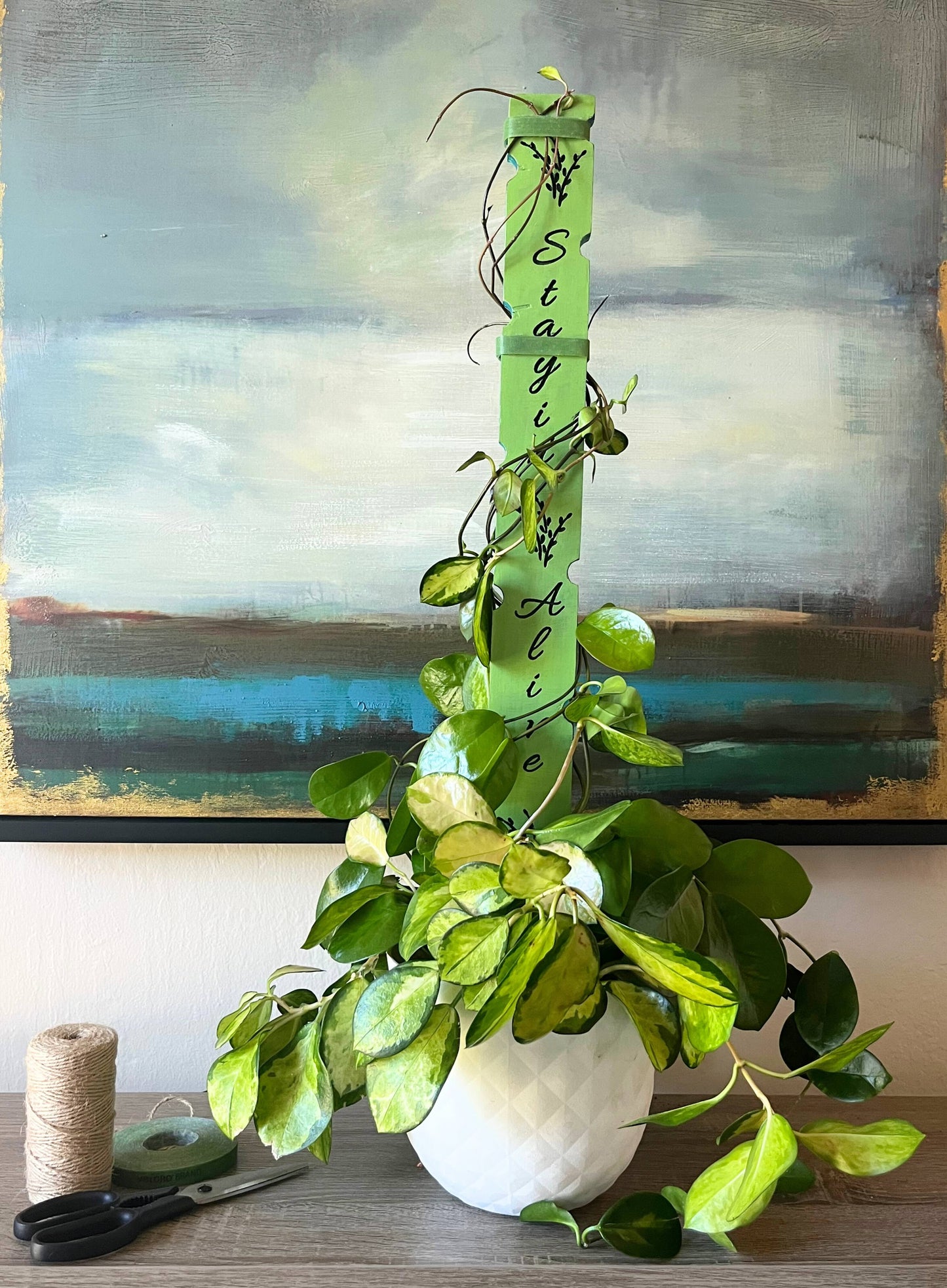 Stayin' Alive handpainted