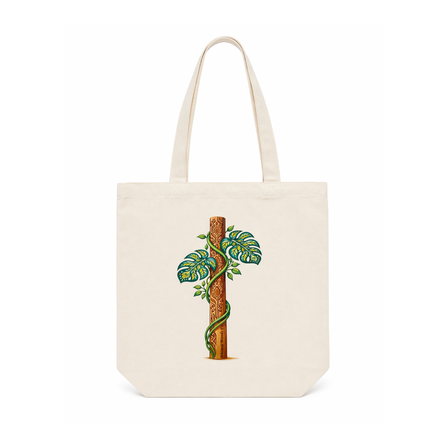 Monstera Trellis Art Tote Bag