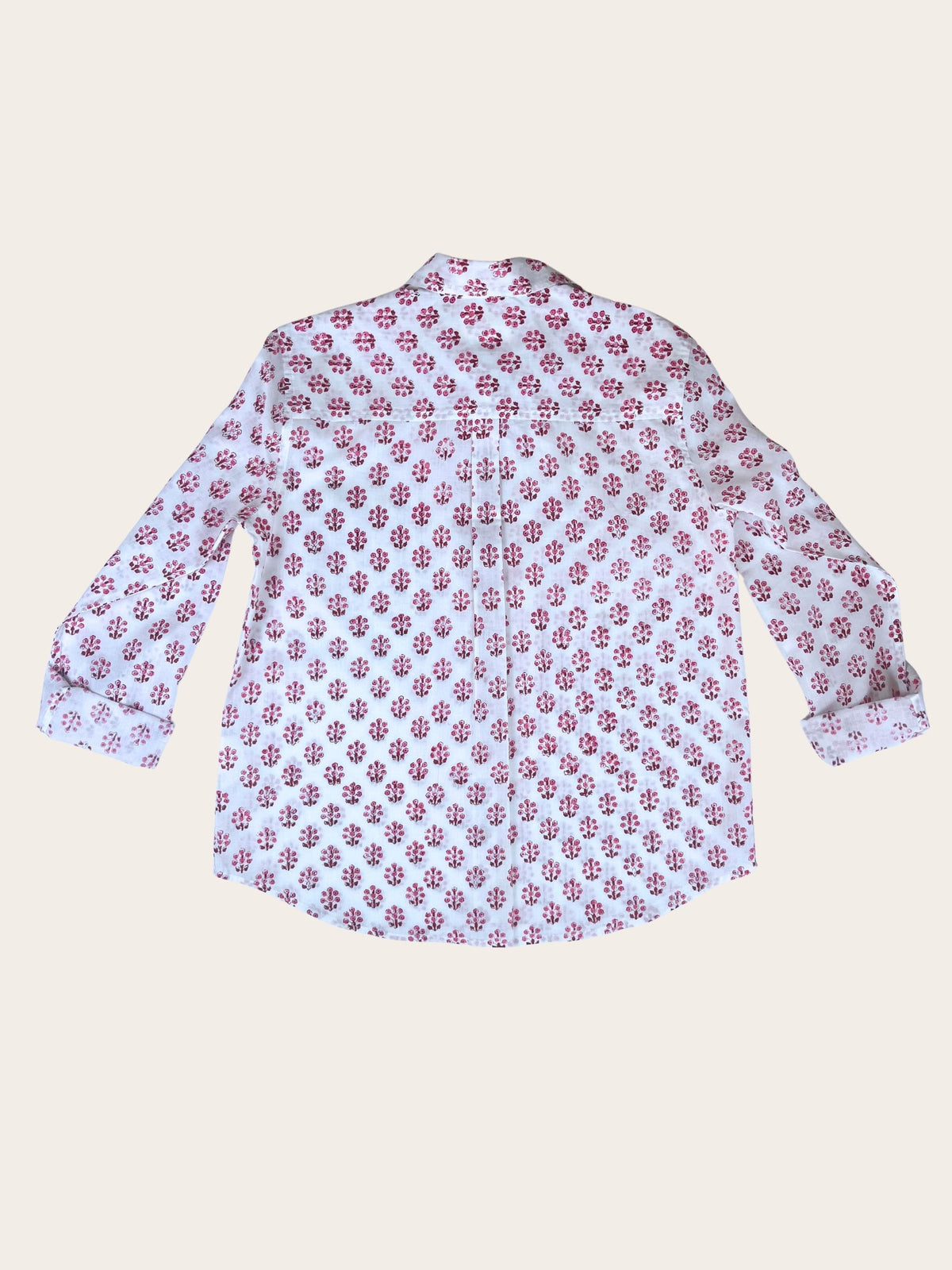 Rosella - Hand-Block Printed 100% Cotton Women's Shirt